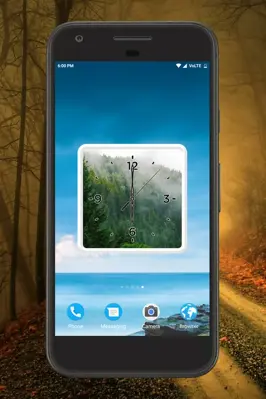 Forest Clock Live Wallpaper android App screenshot 0