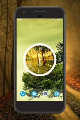 Forest Clock Live Wallpaper android App screenshot 2