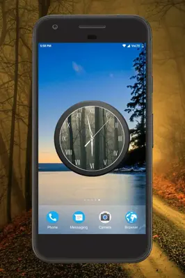 Forest Clock Live Wallpaper android App screenshot 3